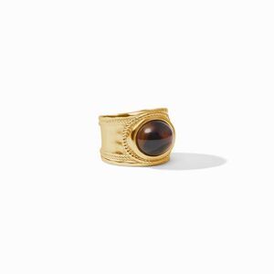 Brand New. $165 Julie Vos Ring Size 6.5 Color: gold.